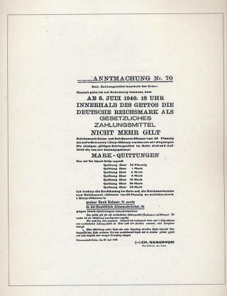 GHETTO LODZ (LITZMANNSTADT) 1939-1945 – sheet 1072