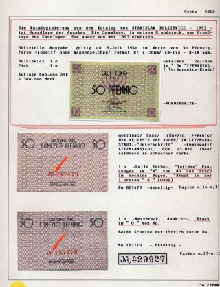 GHETTO LODZ (LITZMANNSTADT) 1939-1945 – sheet 1080