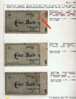 GHETTO LODZ (LITZMANNSTADT) 1939-1945 – sheet 1087