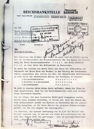 GHETTO LODZ (LITZMANNSTADT) 1939-1945 – sheet 1121