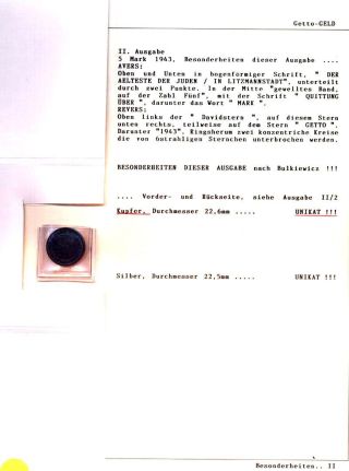 GHETTO LODZ (LITZMANNSTADT) 1939-1945 – sheet 1129