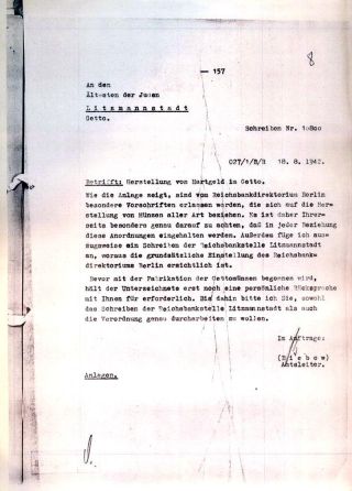 GHETTO LODZ (LITZMANNSTADT) 1939-1945 – sheet 1132