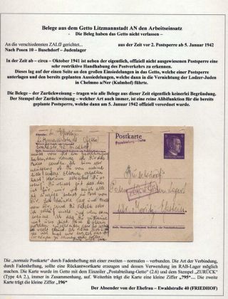 GHETTO LODZ (LITZMANNSTADT) 1939-1945 – sheet 1155