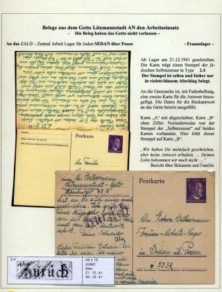 GHETTO LODZ (LITZMANNSTADT) 1939-1945 – sheet 1162