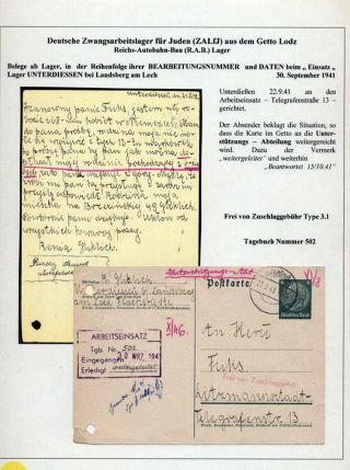 GHETTO LODZ (LITZMANNSTADT) 1939-1945 – sheet 1180