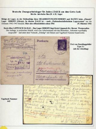 GHETTO LODZ (LITZMANNSTADT) 1939-1945 – sheet 1189