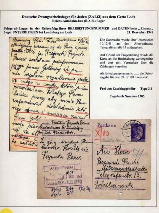 GHETTO LODZ (LITZMANNSTADT) 1939-1945 – Blatt 1209