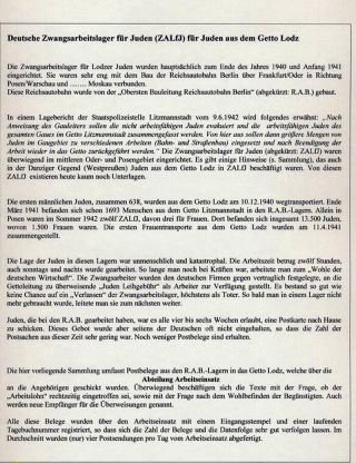 GHETTO LODZ (LITZMANNSTADT) 1939-1945 – sheet 1218