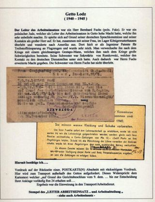 GHETTO LODZ (LITZMANNSTADT) 1939-1945 – sheet 1221