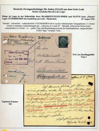 GHETTO LODZ (LITZMANNSTADT) 1939-1945 – Blatt 1234