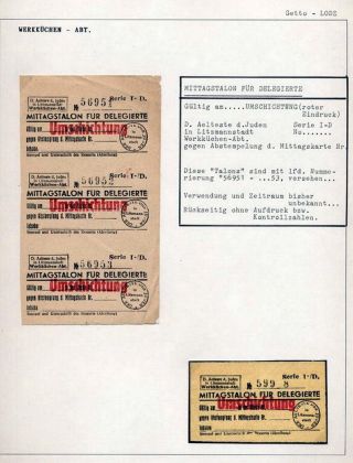 GHETTO LODZ (LITZMANNSTADT) 1939-1945 – sheet 1250