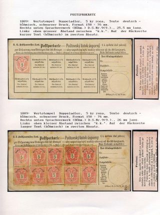 ÖSTERREICH, GANZSACHEN FÜR DEN GELDVERKEHR – Blatt 65