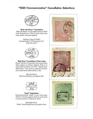 AFGHANISTAN: AMANULLAH PERIOD, 1920-1929 – sheet 7