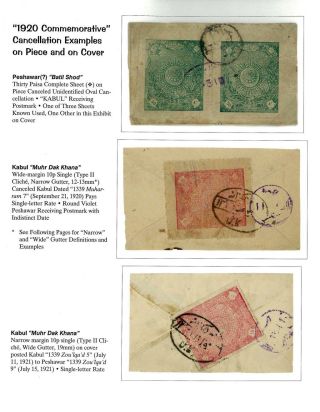 AFGHANISTAN: AMANULLAH PERIOD, 1920-1929 – sheet 8