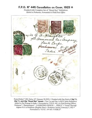 AFGHANISTAN: AMANULLAH ZEITRAUM 1920-1929 – Blatt 39