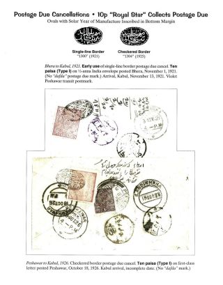 AFGHANISTAN: AMANULLAH ZEITRAUM 1920-1929 – Blatt 41