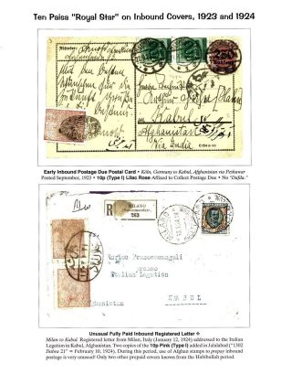 AFGHANISTAN: AMANULLAH ZEITRAUM 1920-1929 – Blatt 47