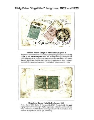 AFGHANISTAN: AMANULLAH ZEITRAUM 1920-1929 – Blatt 50