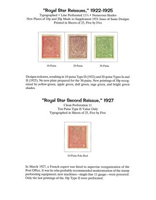 AFGHANISTAN: AMANULLAH ZEITRAUM 1920-1929 – Blatt 51