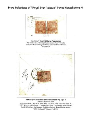 AFGHANISTAN: AMANULLAH ZEITRAUM 1920-1929 – Blatt 62