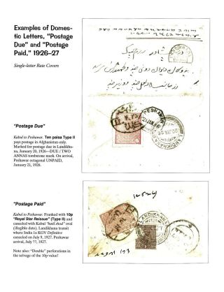 AFGHANISTAN: AMANULLAH ZEITRAUM 1920-1929 – Blatt 65