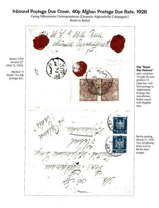 AFGHANISTAN: AMANULLAH ZEITRAUM 1920-1929 – Blatt 71