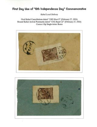 AFGHANISTAN: AMANULLAH ZEITRAUM 1920-1929 – Blatt 87