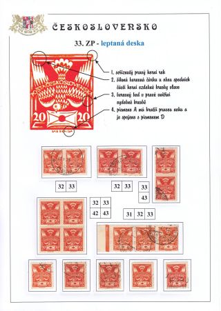 DIE TAUBE 20 H ORANGE TYPE II. - STUDIE DER RETUSCHEN – Blatt 8