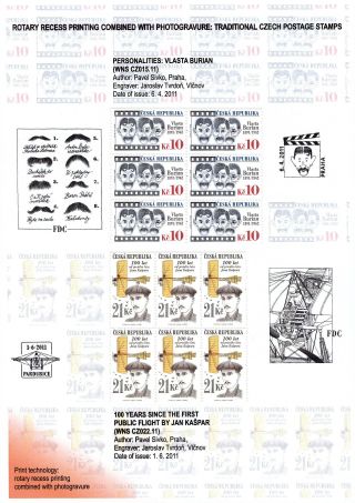 TSCHECHISCHE REPUBLIK: BRIEFMARKEN 2009-2011 – Blatt 18