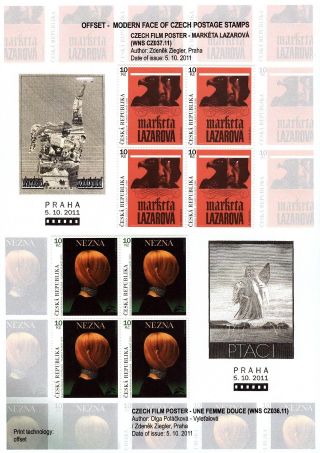 TSCHECHISCHE REPUBLIK: BRIEFMARKEN 2009-2011 – Blatt 28