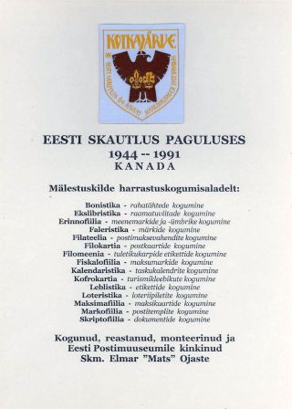 ESTLANDISCHE PFADFINDERN IM EXIL 1944-1991 – Blatt 1