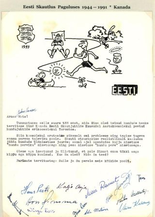 ESTLANDISCHE PFADFINDERN IM EXIL 1944-1991 – Blatt 4