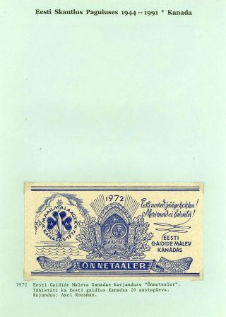 ESTLANDISCHE PFADFINDERN IM EXIL 1944-1991 – Blatt 23