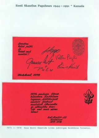 ESTLANDISCHE PFADFINDERN IM EXIL 1944-1991 – Blatt 34