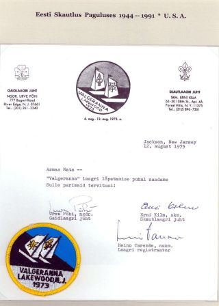 ESTONIAN SCOUTS IN EXILE 1944-1991 – sheet 79