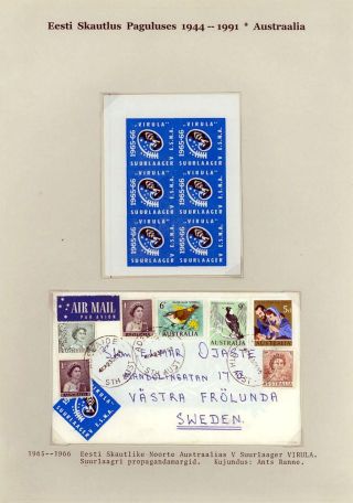 ESTONIAN SCOUTS IN EXILE 1944-1991 – sheet 90