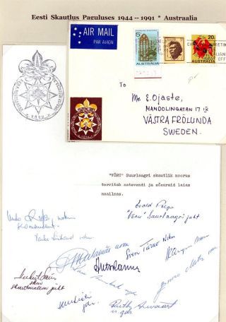 ESTONIAN SCOUTS IN EXILE 1944-1991 – sheet 93