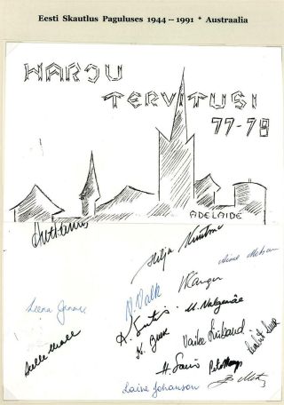 ESTLANDISCHE PFADFINDERN IM EXIL 1944-1991 – Blatt 99