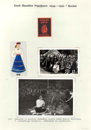 ESTLANDISCHE PFADFINDERN IM EXIL 1944-1991 – Blatt 105