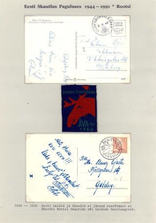 ESTLANDISCHE PFADFINDERN IM EXIL 1944-1991 – Blatt 110