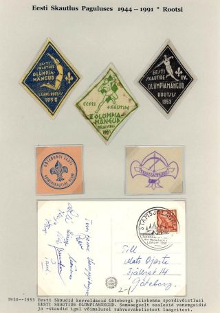 ESTONIAN SCOUTS IN EXILE 1944-1991 – sheet 113