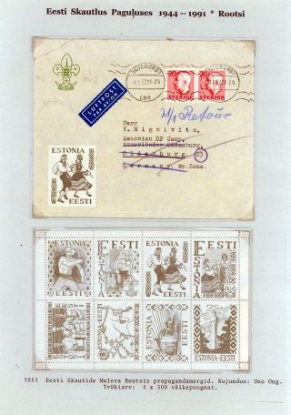 ESTONIAN SCOUTS IN EXILE 1944-1991 – sheet 114