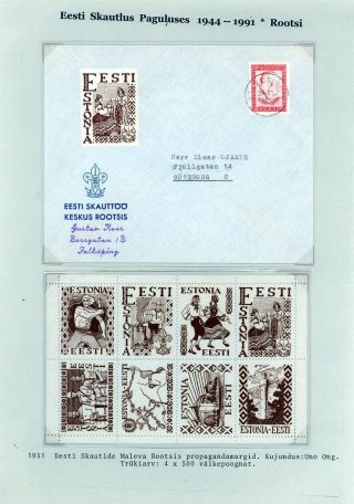 ESTONIAN SCOUTS IN EXILE 1944-1991 – sheet 115