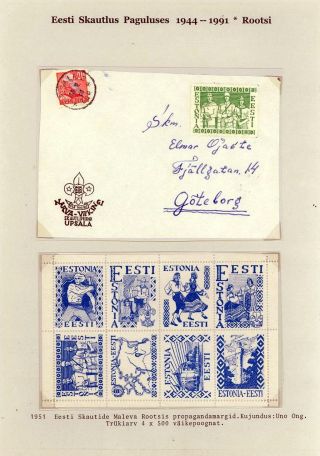 ESTONIAN SCOUTS IN EXILE 1944-1991 – sheet 116
