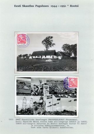 ESTONIAN SCOUTS IN EXILE 1944-1991 – sheet 117