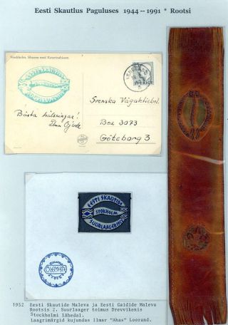 ESTONIAN SCOUTS IN EXILE 1944-1991 – sheet 121