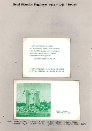 ESTONIAN SCOUTS IN EXILE 1944-1991 – sheet 123