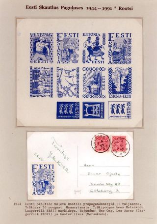 ESTONIAN SCOUTS IN EXILE 1944-1991 – sheet 125