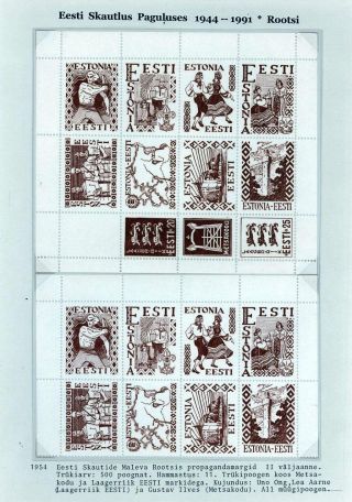 ESTONIAN SCOUTS IN EXILE 1944-1991 – sheet 126