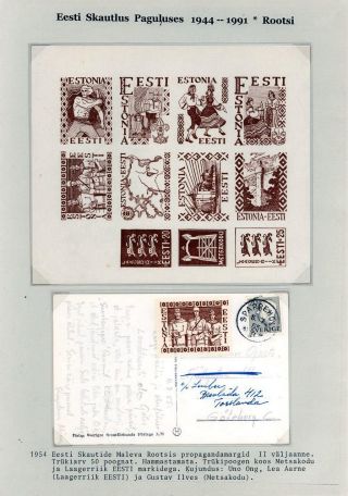 ESTONIAN SCOUTS IN EXILE 1944-1991 – sheet 127